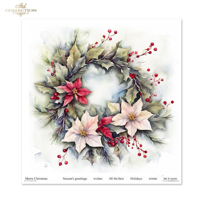 ITD Collection - Winter Wreath Scrapbooking Papers