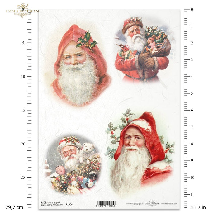 ITD Collection - Jolly Old Saint Nicholas - Rice Paper