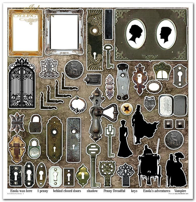 ITD Collection - Gothic Stories Scrapbooking Papers