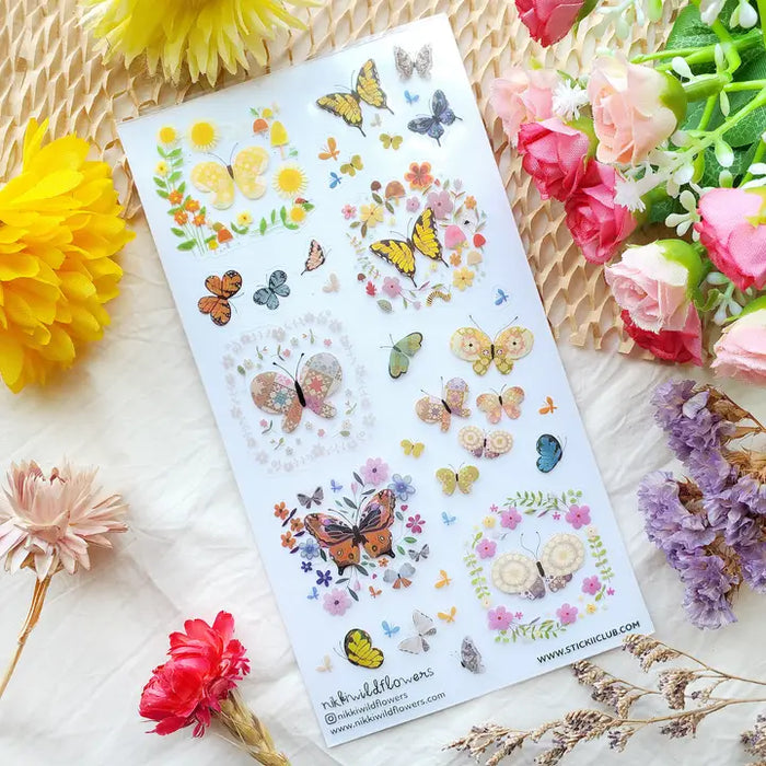 STICKII - Spring Butterflies Sticker Sheet