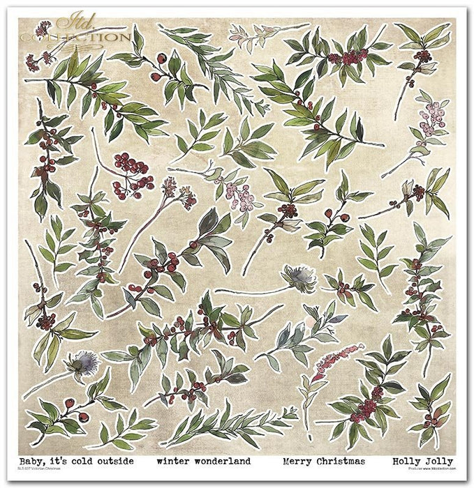 ITD Collection - Victorian Christmas Scrapbooking Papers