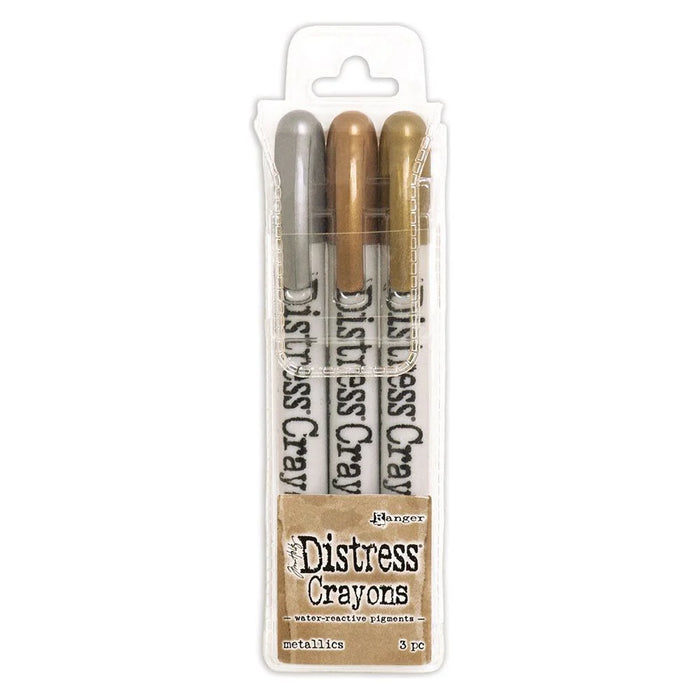 Ranger Ink - Tim Holtz - Distress Crayons Metallics Set