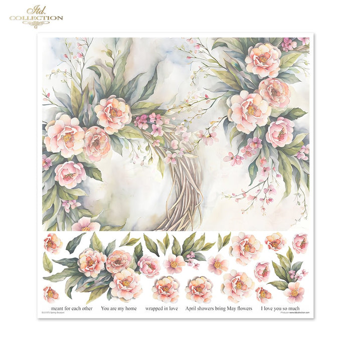 ITD - Spring Bouquet Scrapbooking Papers
