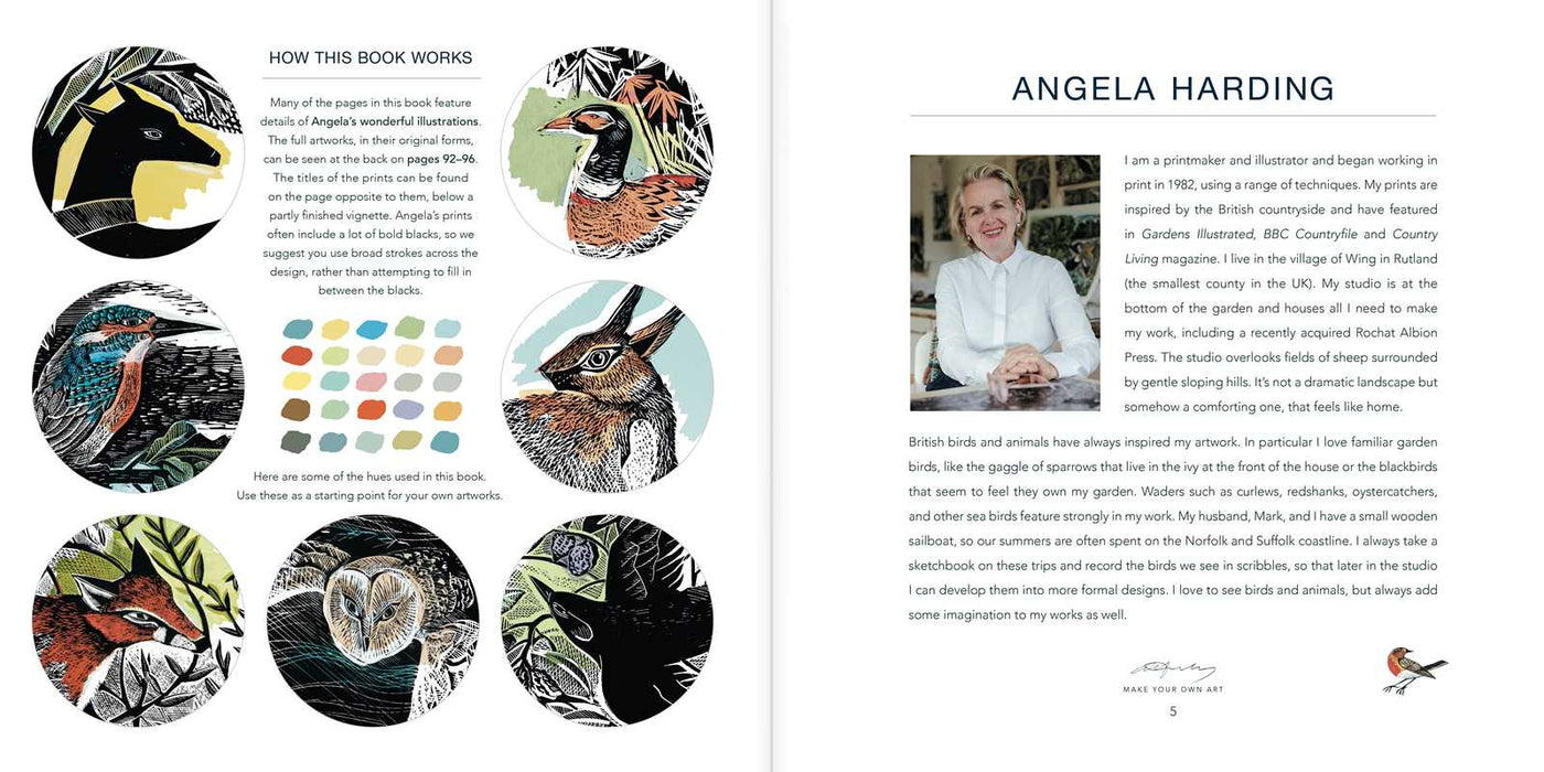 Angela Harding - Coloring Book