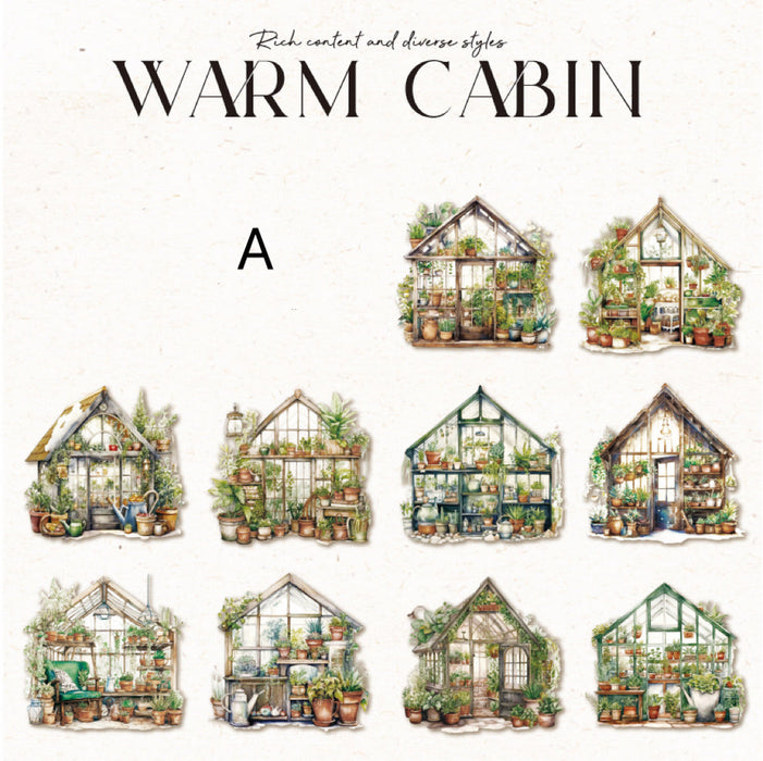 Warm Cabin Stickers