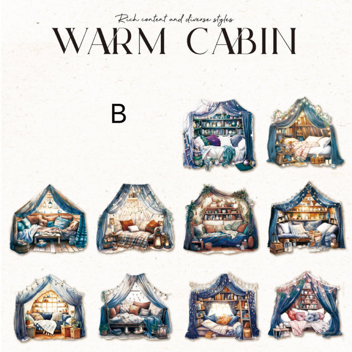 Warm Cabin Stickers