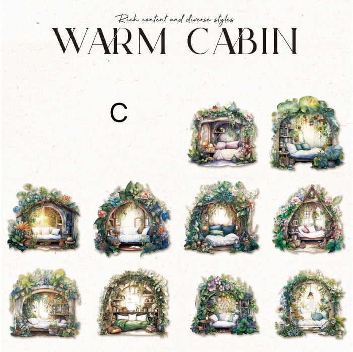 Warm Cabin Stickers