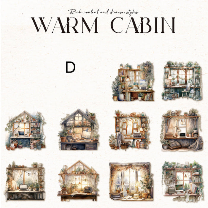 Warm Cabin Stickers