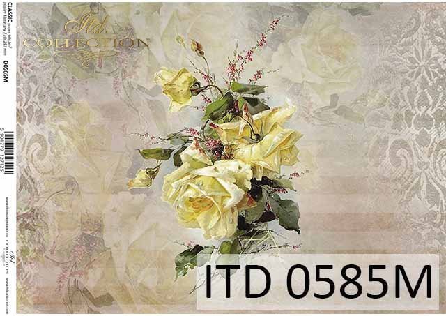 ITD Collection - Yellow Rose - Rice Paper