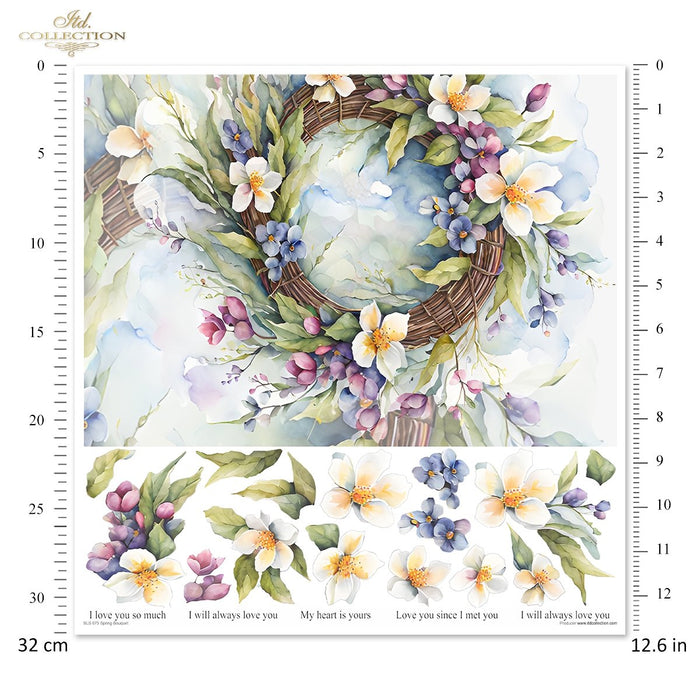 ITD - Spring Bouquet Scrapbooking Papers