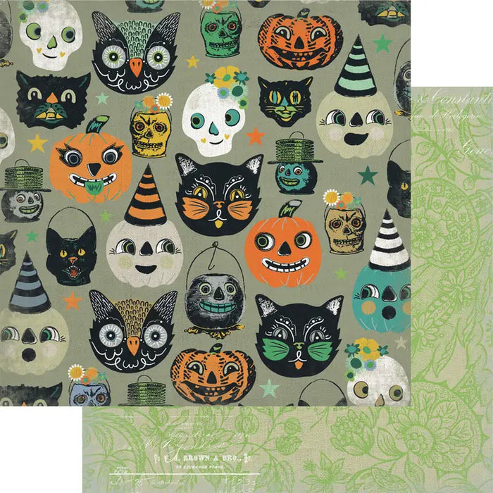 Fancy Pants Designs - Hallow's Eve - Paper - Friendly Faces