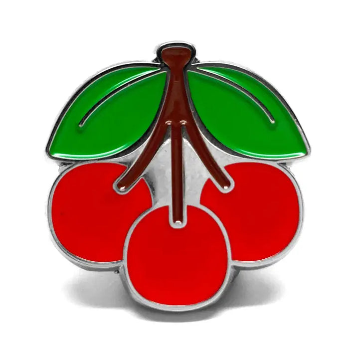 Mary Engelbreit Studios - Triple Cherry Enamel Art Pin