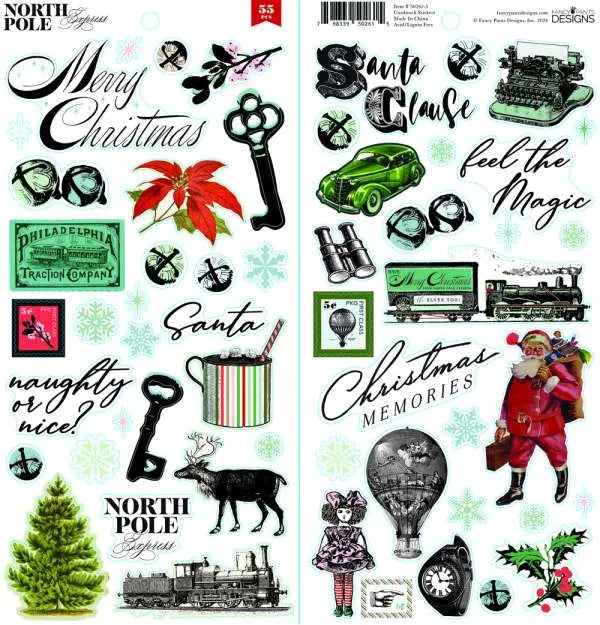 Fancy Pants Designs - North Pole Express Collection - 12 x 12 Collection Kit