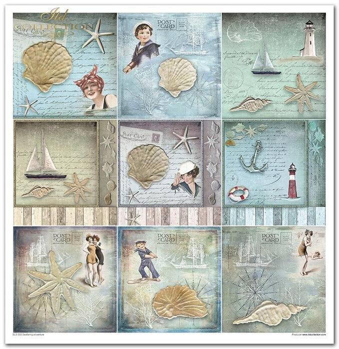 ITD Collection - Seafaring Adventure Scrapbooking Papers