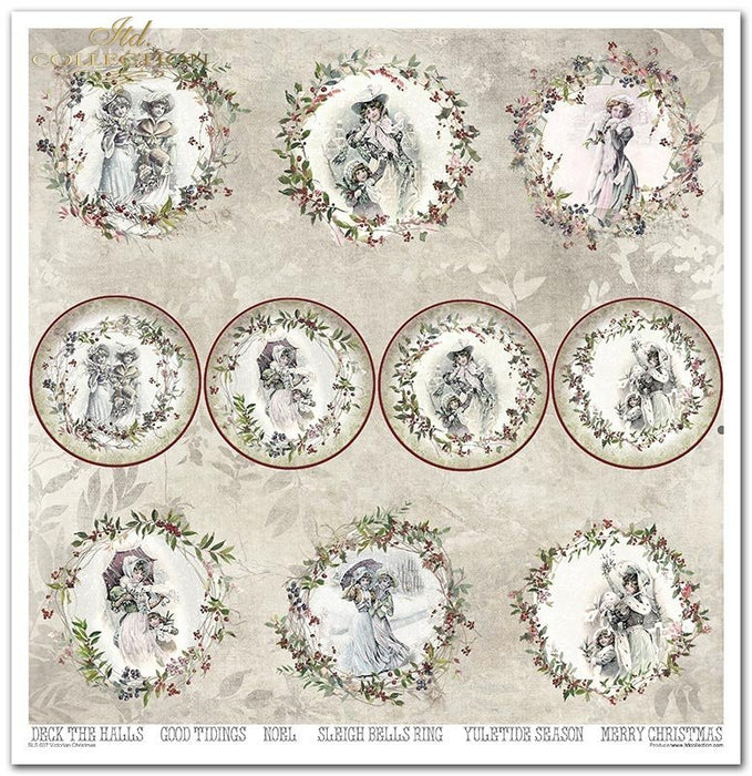 ITD Collection - Victorian Christmas Scrapbooking Papers