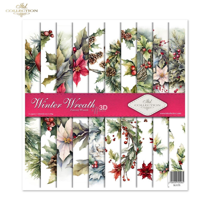 ITD Collection - Winter Wreath Scrapbooking Papers