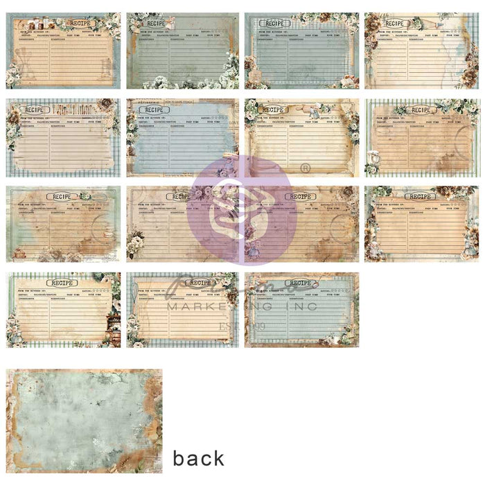 Prima Marketing - The Home Baker Collection 4×6 Journaling Cards