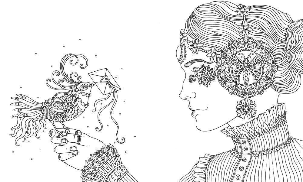 Hanna Karlzon - Jewelry Box Coloring Book