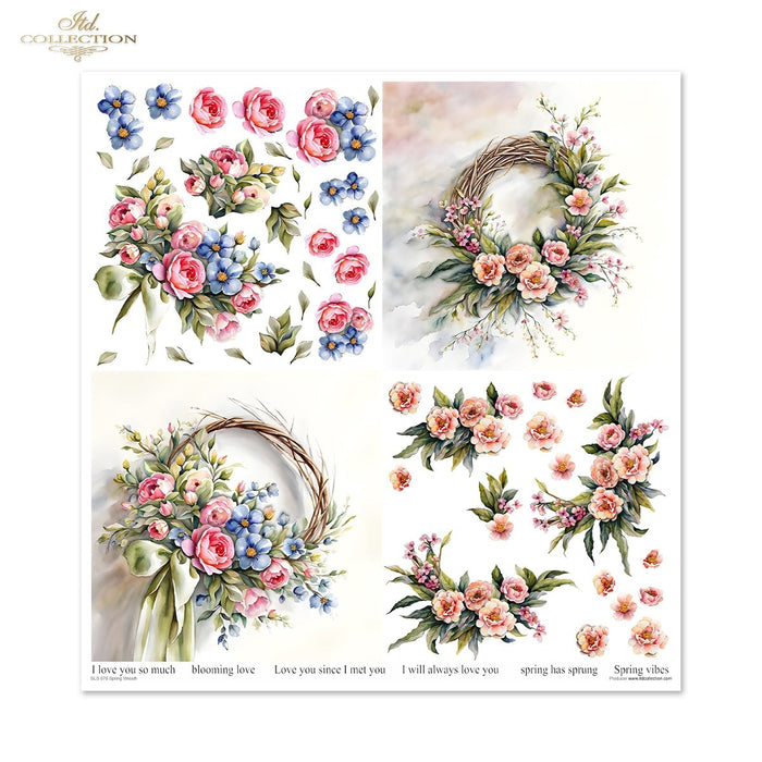 ITD - Spring Wreath Scrapbooking Papers