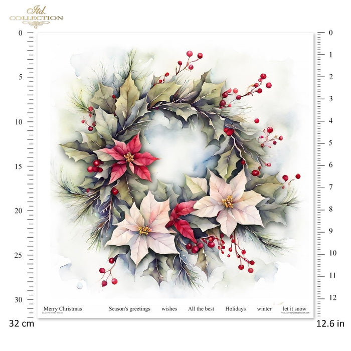 ITD Collection - Winter Wreath Scrapbooking Papers