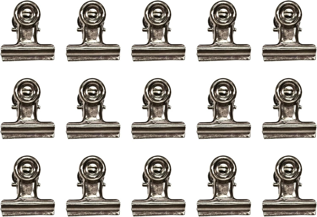 Tim Holtz - Idea-ology - Hinge Clips Nickel Metal Hardware