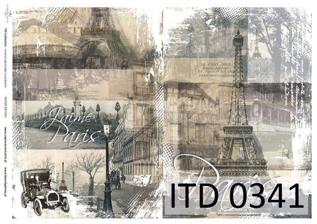 ITD Collection - Vintage Paris - Rice Paper