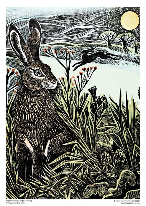 Angela Harding - Hidden Hares 1000 Piece Jigsaw Puzzle