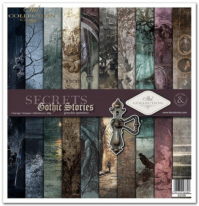 ITD Collection - Gothic Stories Scrapbooking Papers