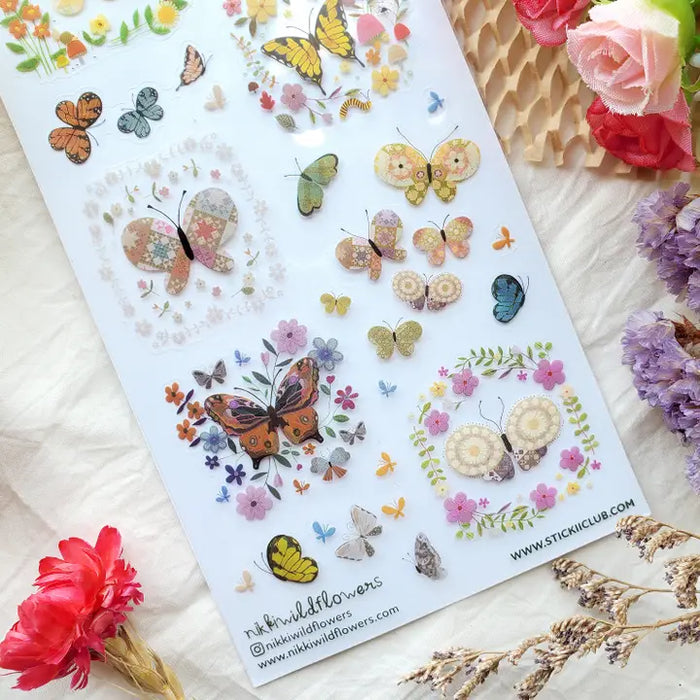 STICKII - Spring Butterflies Sticker Sheet