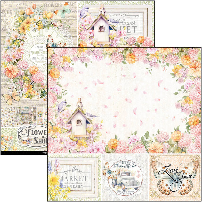 Ciao Bella - Flower Shop Pad 8"x8" 12/Pkg