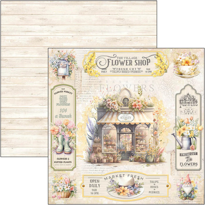 Ciao Bella - Flower Shop Pad 8"x8" 12/Pkg