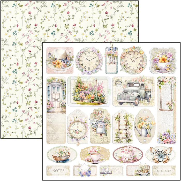 Ciao Bella - Flower Shop Pad 8"x8" 12/Pkg