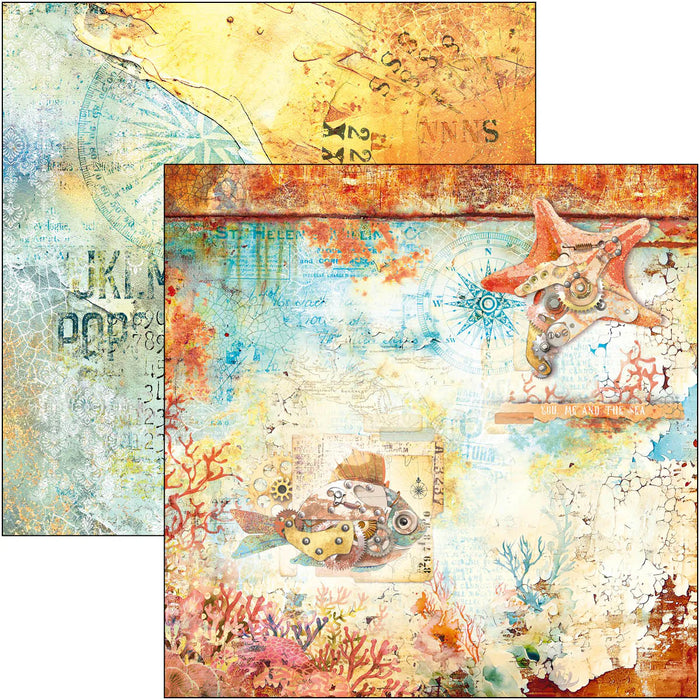 Ciao Bella - Coral Reef Pad 8"x8" 12/Pkg