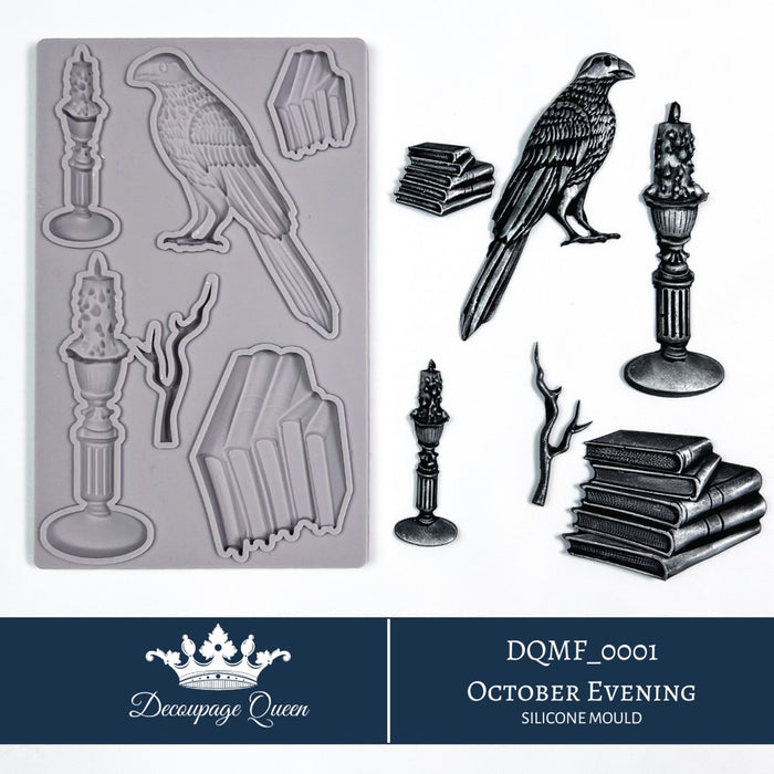 Decoupage Queen - October Evening Silicone Mould - Limited Edition