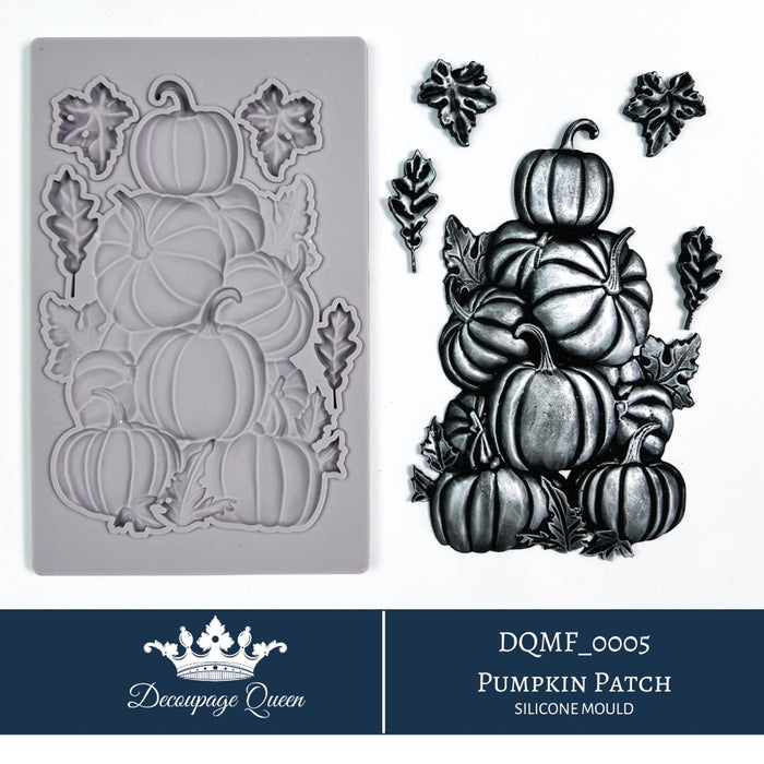 Decoupage Queen - Pumpkin Patch Silicone Mould- Limited Edition