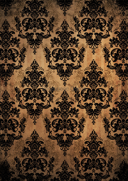 Decoupage Queen - Gothic Damask Rice Paper