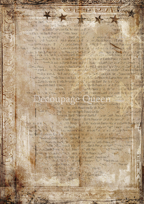 Decoupage Queen - Warm and Cozy Background Rice Paper