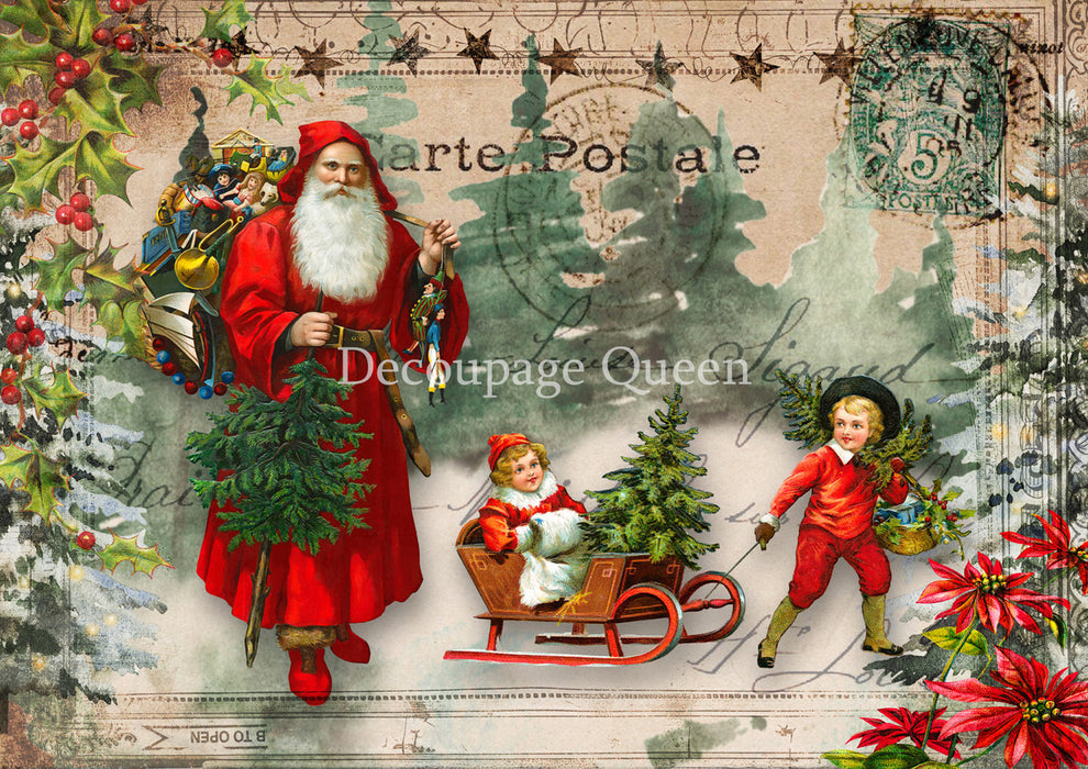 Decoupage Queen - Sleddin Rice Paper