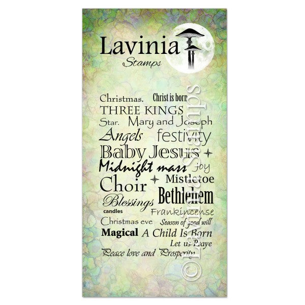 Lavinia Stamps - Christmas words Stamp