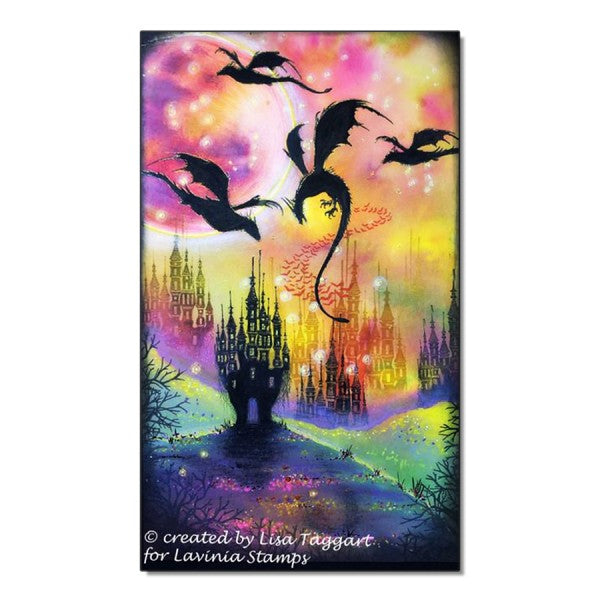 Lavinia Stamps - Bat Colony Stamp