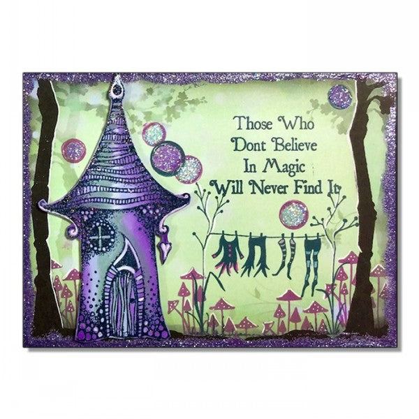 Lavinia Stamps - Fairy Washing Line Stamp