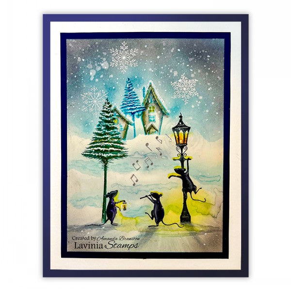 Lavinia Stamps - Starlight Whispers - Snowy Fir Tree Stamp