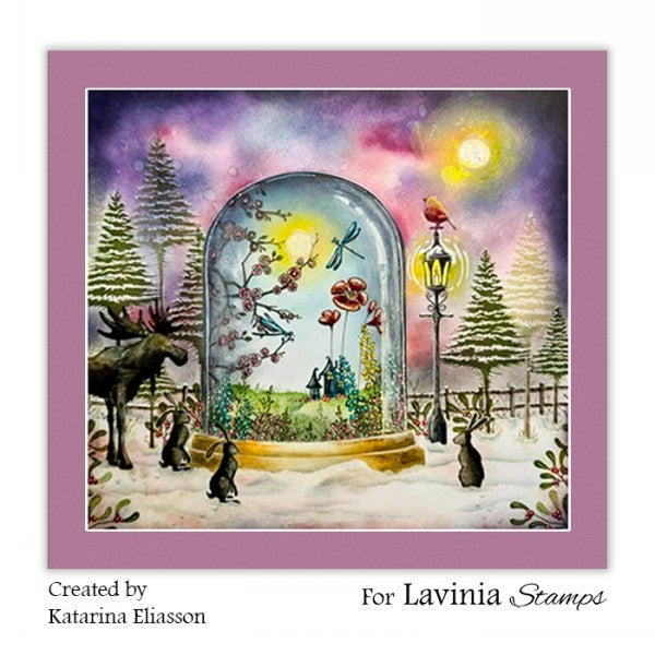 Lavinia Stamps - Starlight Whispers - Snowy Fir Tree Small Stamp