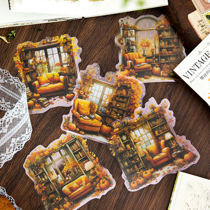 Vintage Cabin Study Stickers