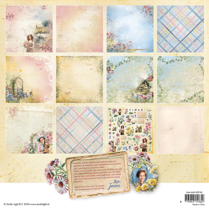 Studio Light - JMA Design Paper Pad Double-Sided Scrapbooking Wild & Free 12x12