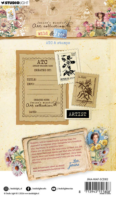 Studio Light - JMA Stamp & Cutting Die ATC & Stamps Wild & Free