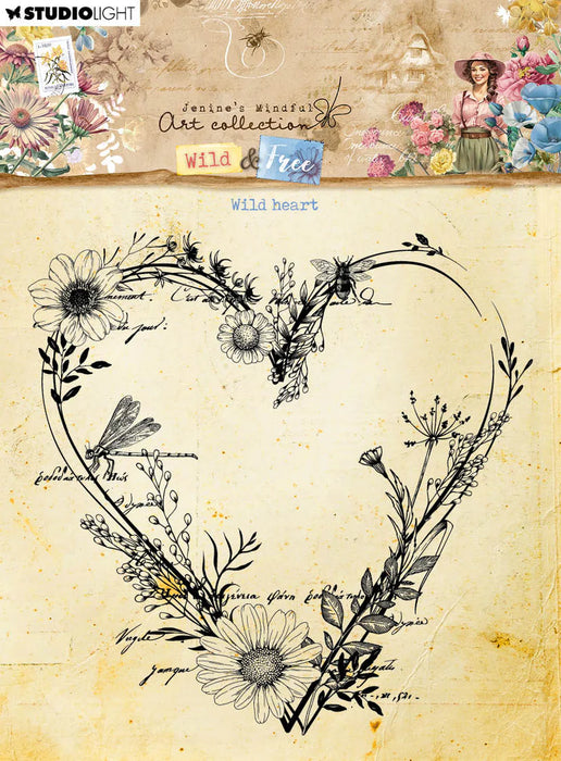 Studio Light - JMA Clear Stamp Wild Heart Wild & Free