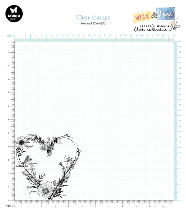 Studio Light - JMA Clear Stamp Wild Heart Wild & Free