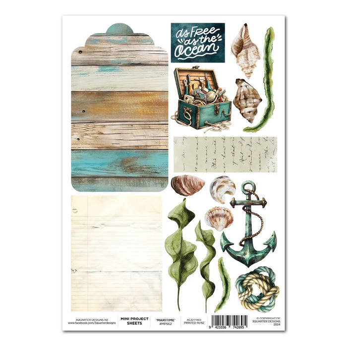 3Quarter Designs - Maritime Tides - Mini Project Sheet