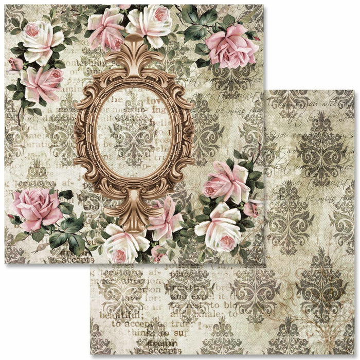 Decoupage Queen - Antique Roses Scrapbook Set - Mini 6 x 6